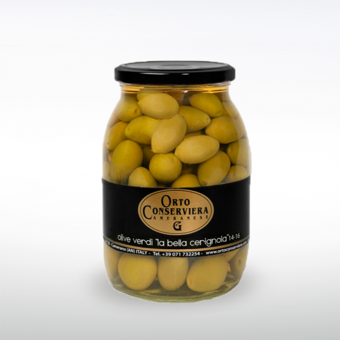 Olive verdi La Bella di Cerignola in Vaso Make Italy